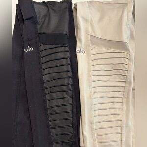 2 pair of Alo Yoga Size XS High Waist Moto Leggings